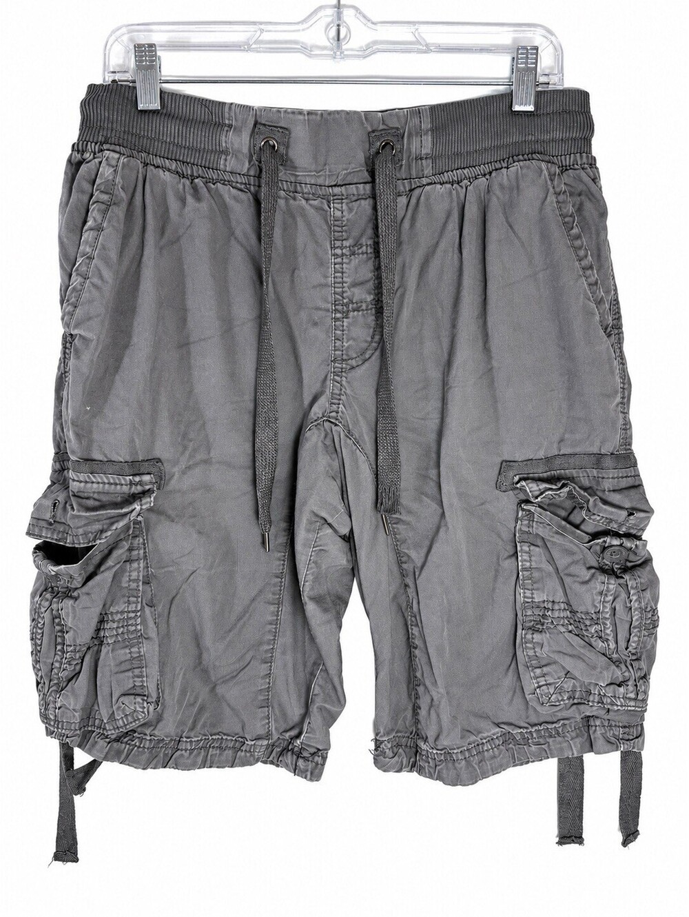 Vintage Y2K Southpole Cargo Shorts Mens M Gray Baggy Streetwear Utility Skater
